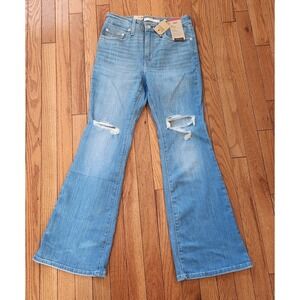 Levi's Blue Flare & Wide Leg Jeans